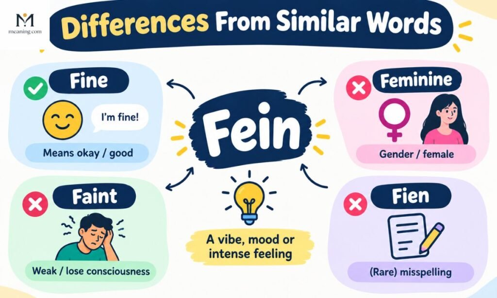 Differences From Similar Words