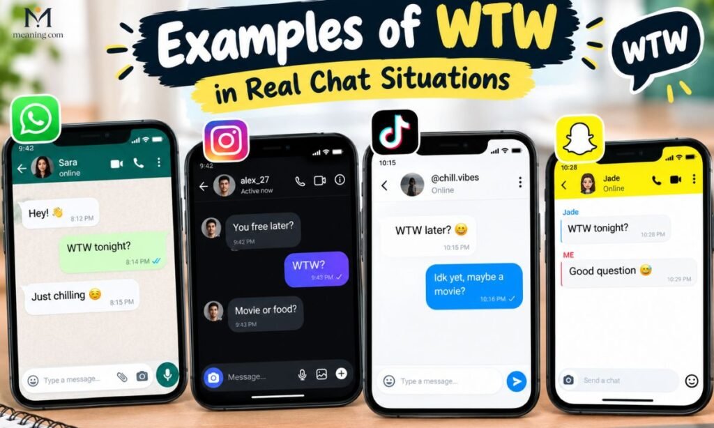Examples of WTW in Real Chat Situations