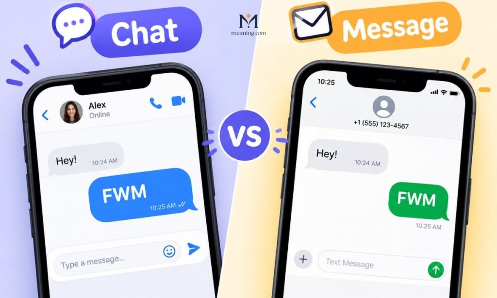 FWM Meaning in Chat vs Messages