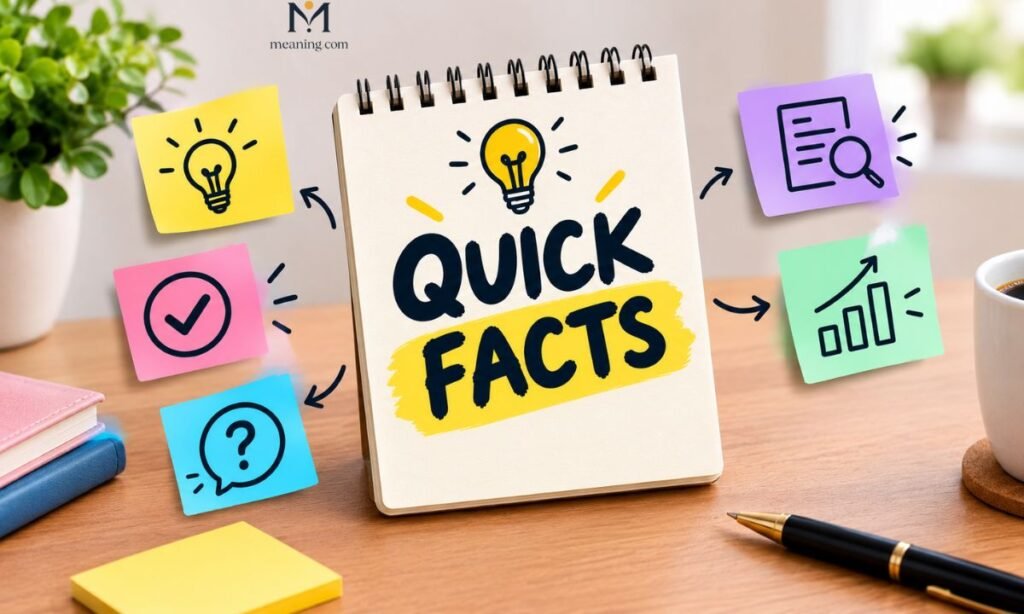 Quick Facts Section