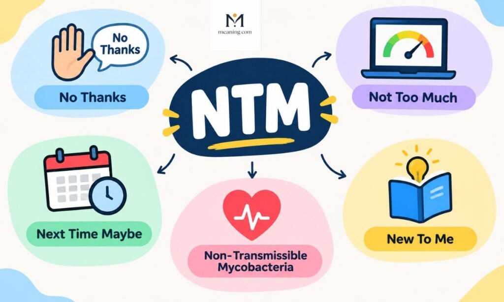 Secondary Meanings of NTM