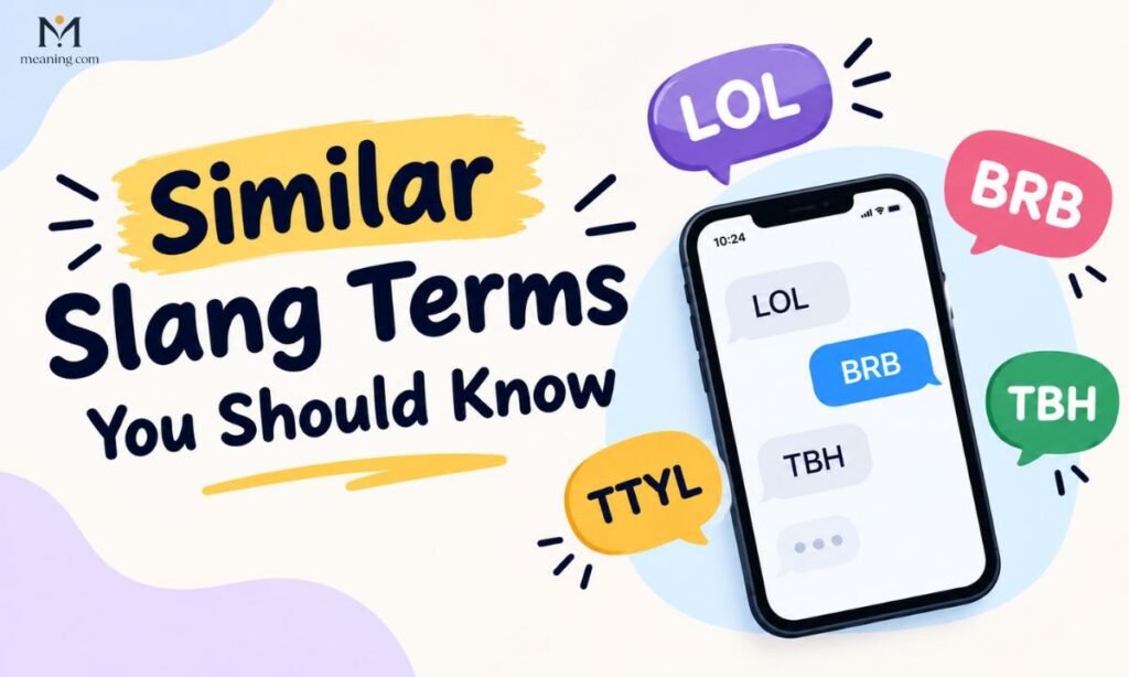 Similar Slang Terms You Should Know