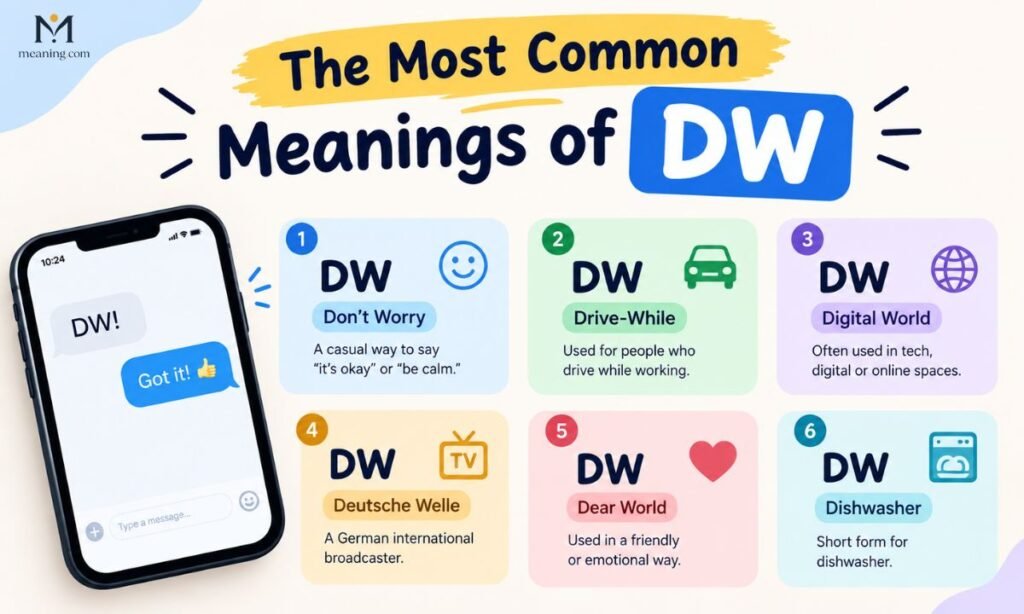The Most Common Meanings of DW