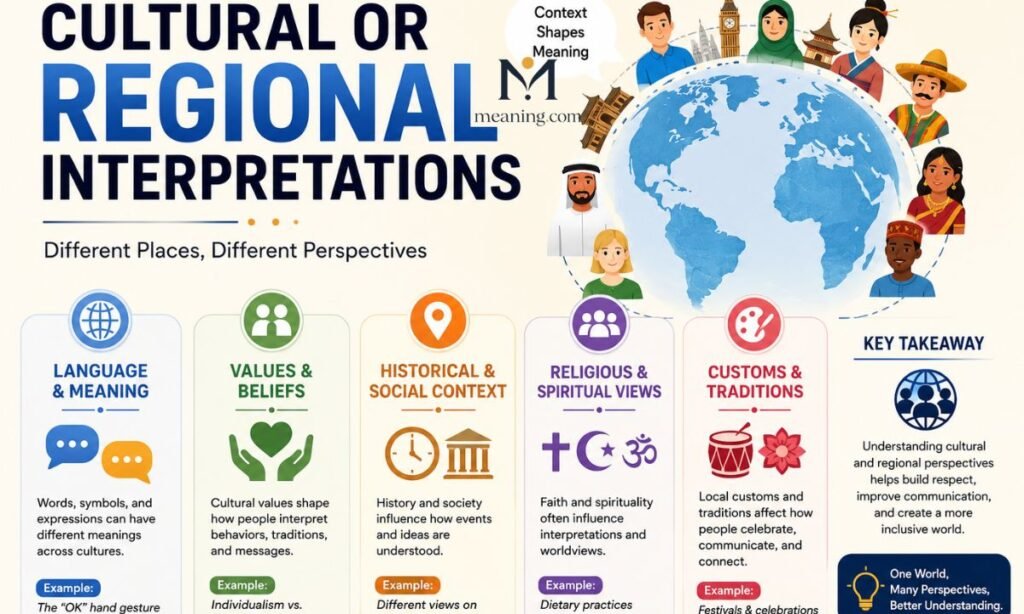 Cultural or Regional Interpretations