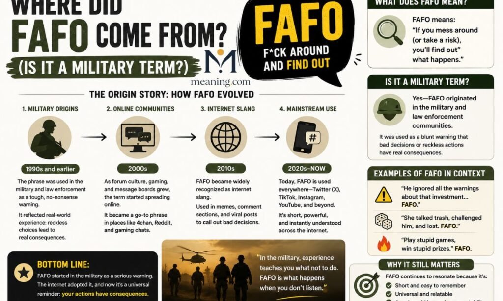 Where Did FAFO Come From (Is It a Military Term)