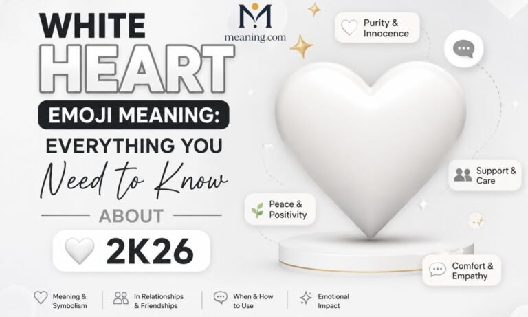 White Heart Emoji Meaning