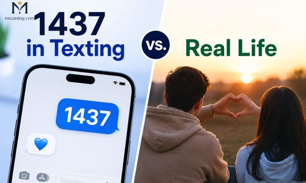 1437 in Texting vs. Real Life