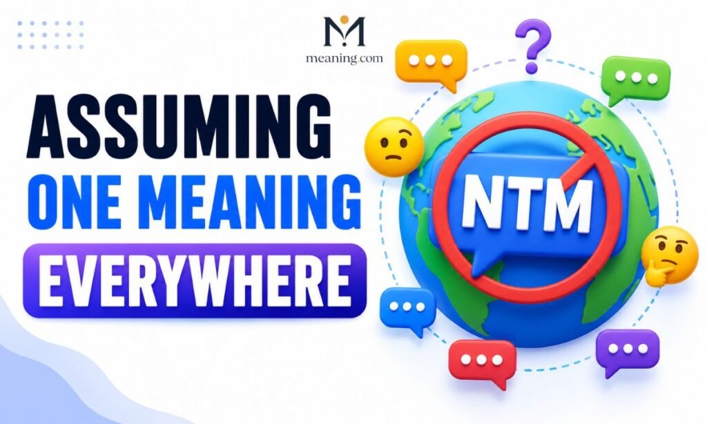 Assuming One Meaning Everywhere