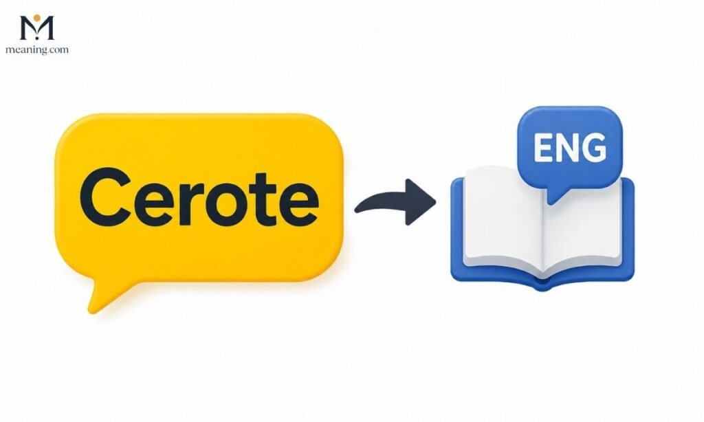 Cerote Meaning in English Translation