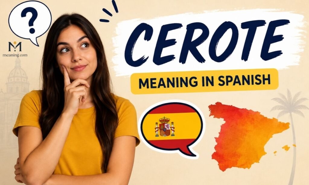 Cerote Meaning in Spanish Slang, Origin & Usage