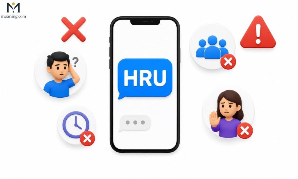 Common Mistakes When Using HRU