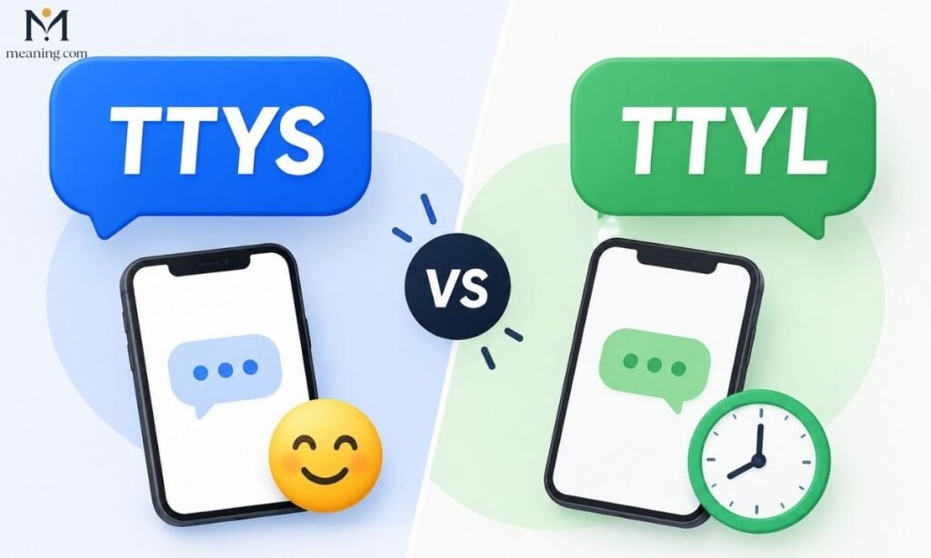 Difference Between TTYS and TTYL Meaning