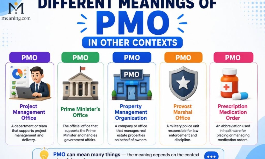 Different Meanings of PMO in Other Contexts