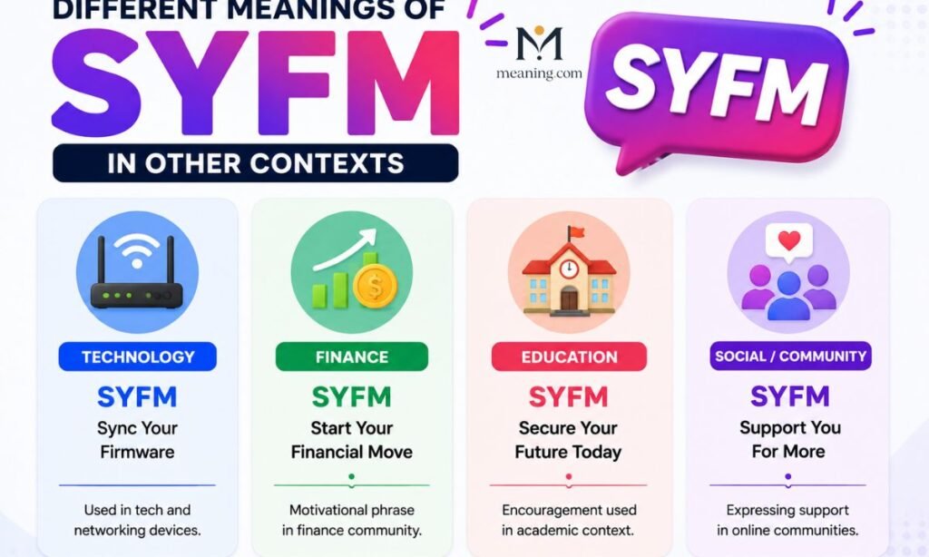 Different Meanings of SYFM in Other Contexts