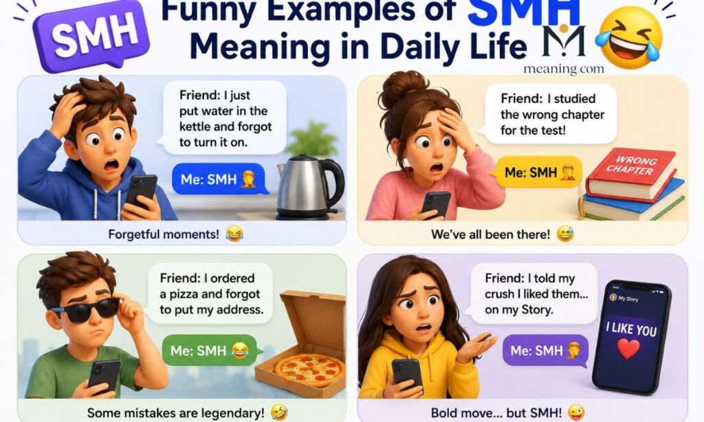 Funny examples of SMH meaning in daily life