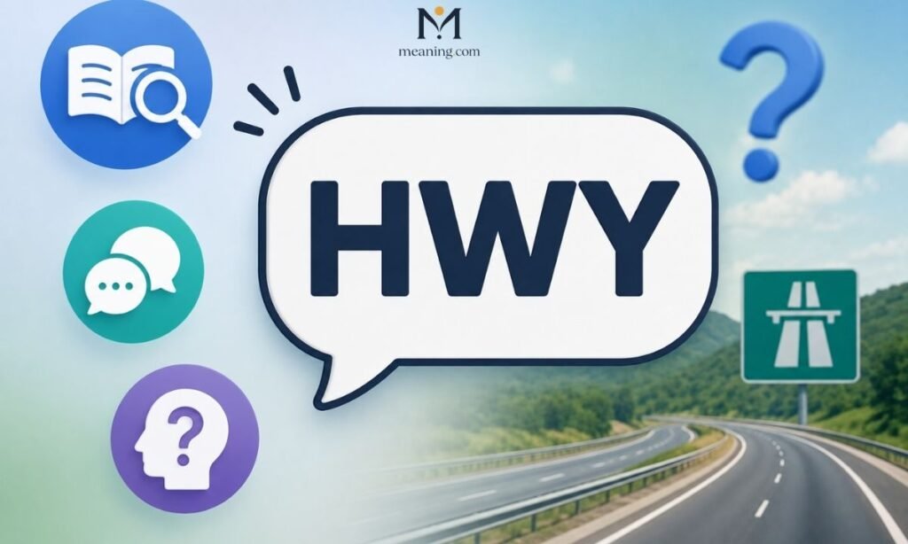 HWY Meaning Definition, Usage & Misconceptions