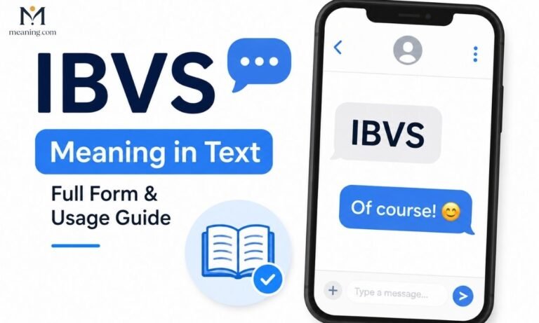 IBVS Meaning in Text Full Form & Usage Guide
