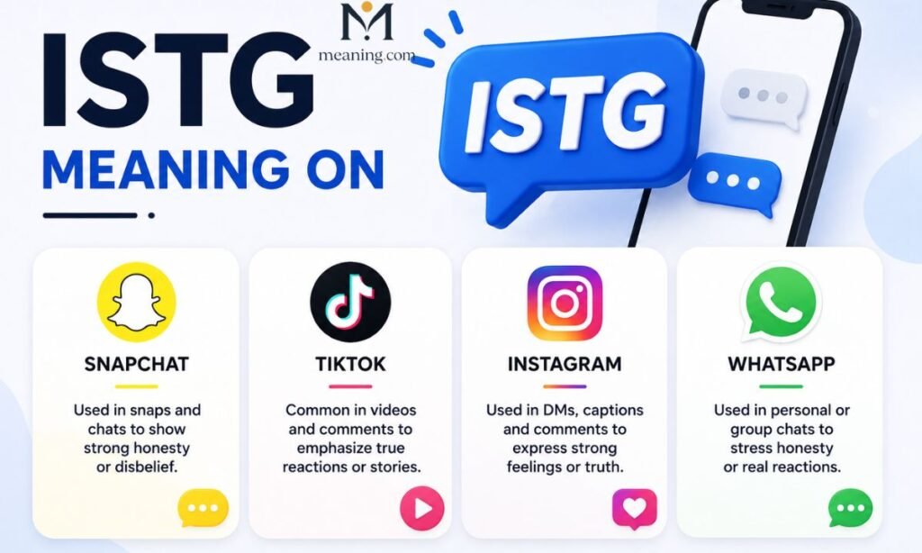 ISTG Meaning on Snapchat, TikTok, Instagram & WhatsApp