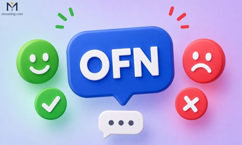 Is OFN Positive or Negative Slang Meaning Online