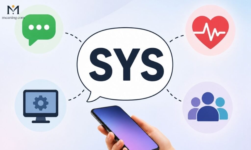 SYS Meaning Explained Text, Medical, Tech & More
