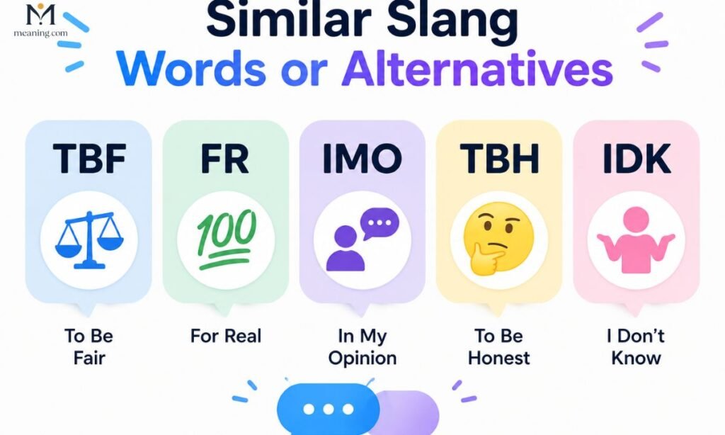 Similar Slang Words or Alternatives