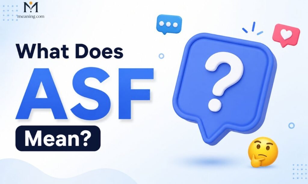 What Does ASF Mean