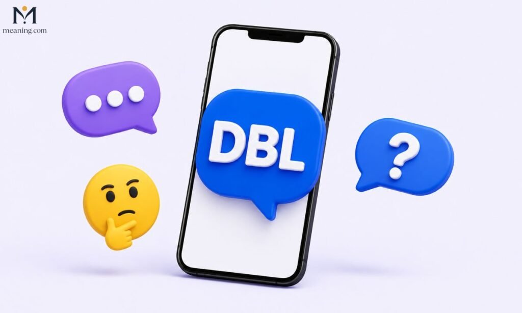 What Does DBL Mean on Text