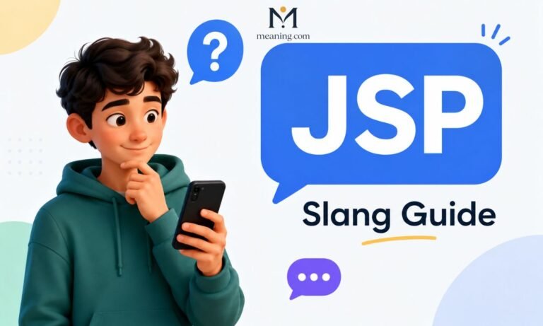 What Does JSP Mean Slang Guide