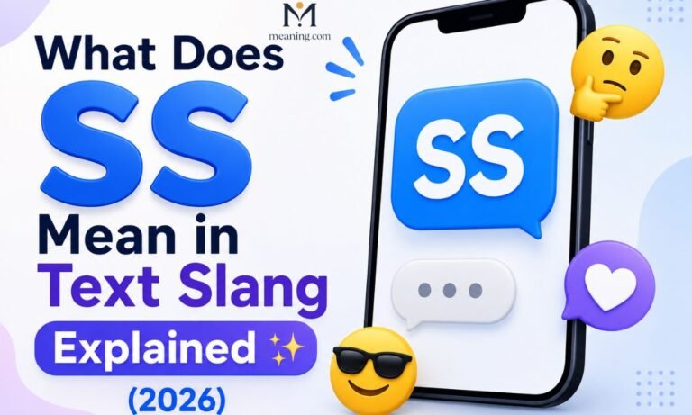 What Does SS Mean in Text Slang Explained ✨ (2026)