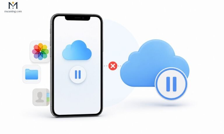 What Does Syncing with iCloud Paused Mean
