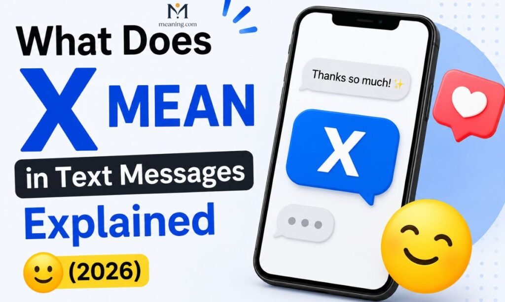 What Does X Mean in Text Messages Explained 😊 (2026)