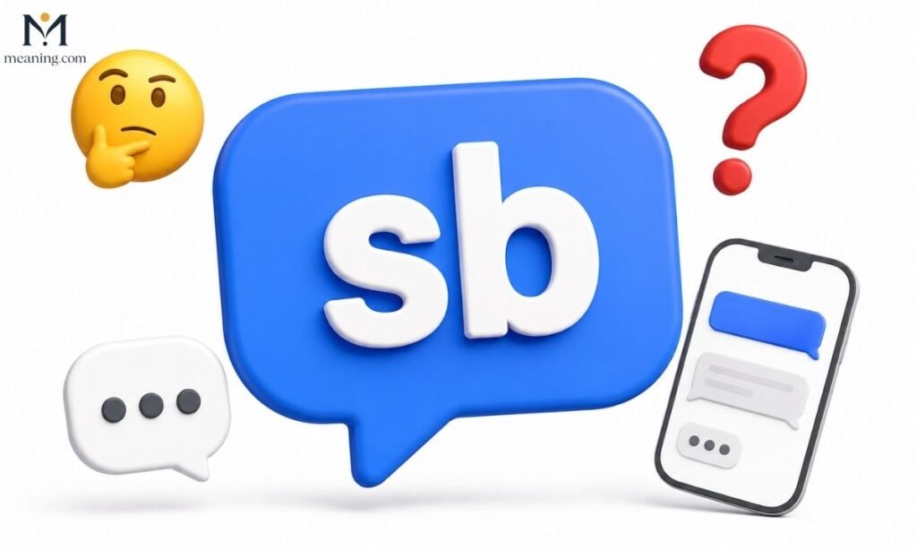 What Does sb Mean in Text