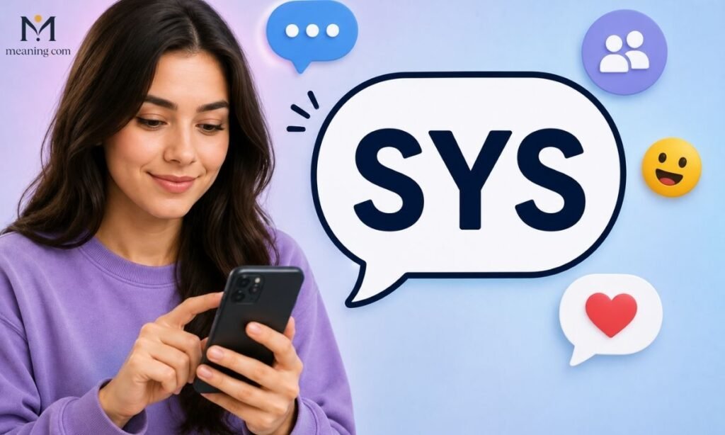 Why Do People Use SYS in Chats Meaning and Examples