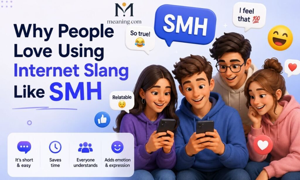 Why people love using internet slang like SMH meaning
