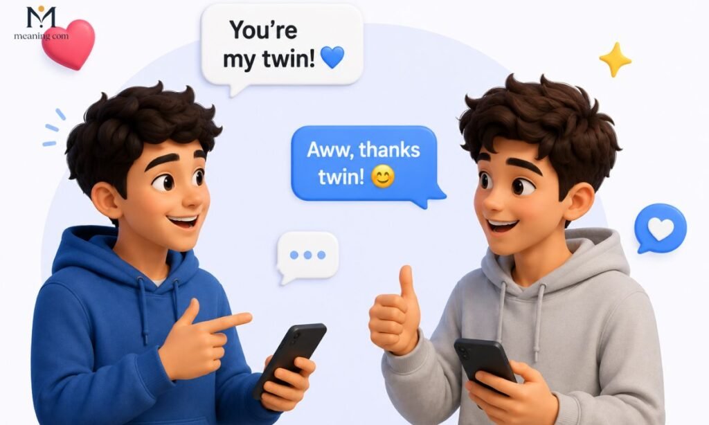 💬 How to Respond When Someone Calls You Twin