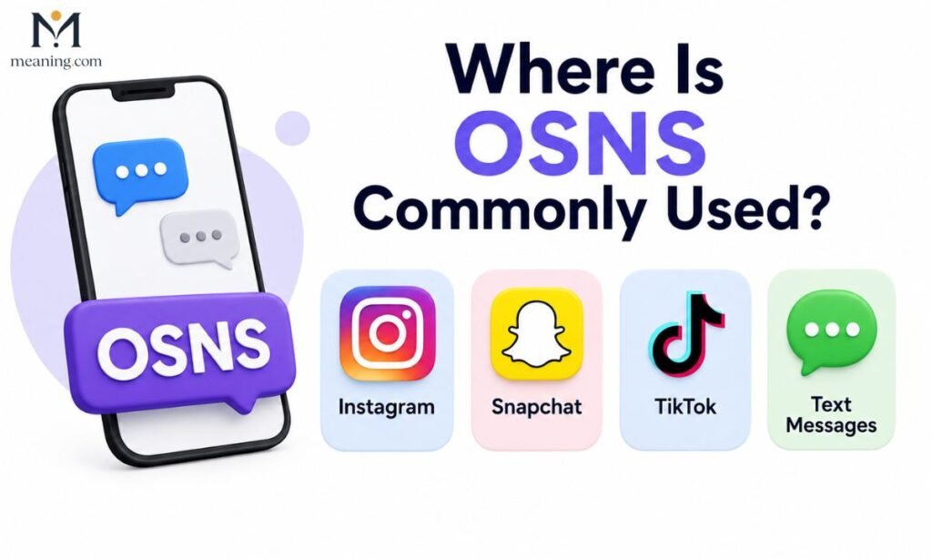 📱 Where Is OSNS Commonly Used