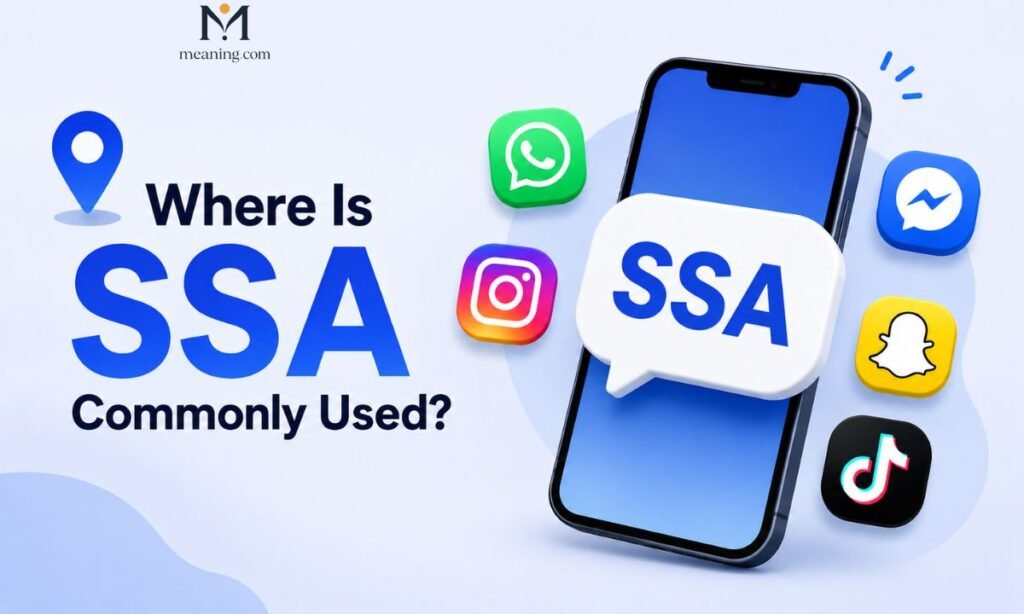 📱 Where Is SSA Commonly Used