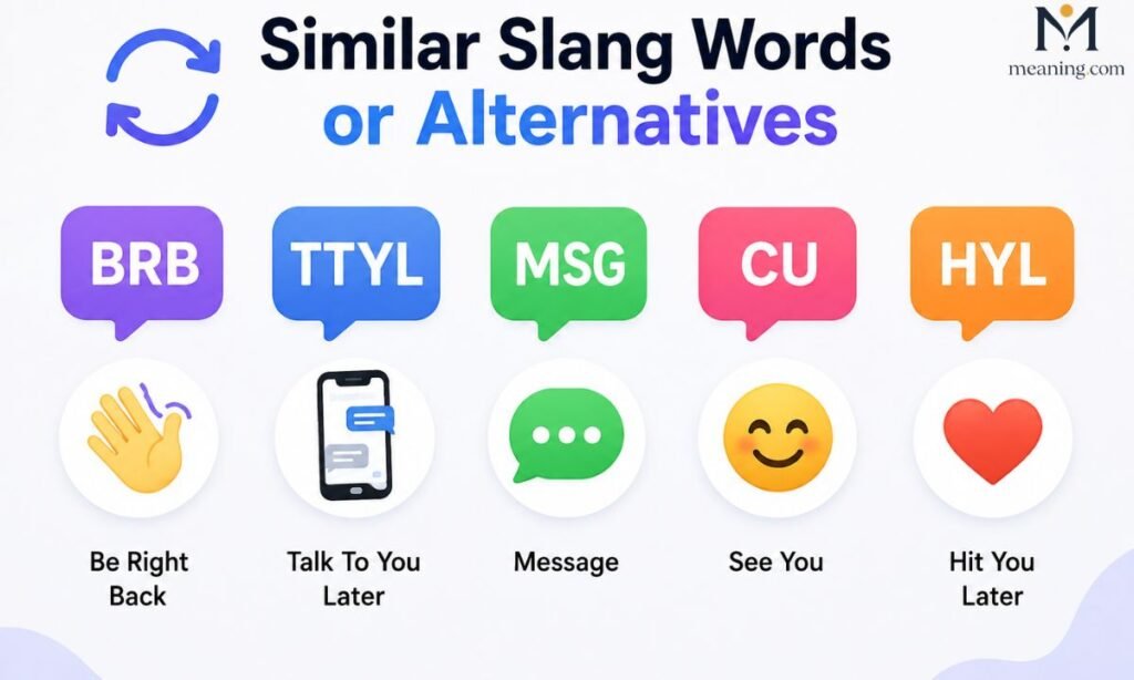 🔄 Similar Slang Words or Alternatives