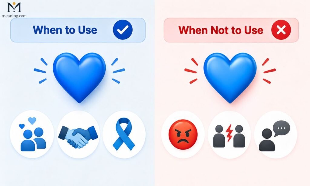 🕓 When to Use and When Not to Use Blue Hearts