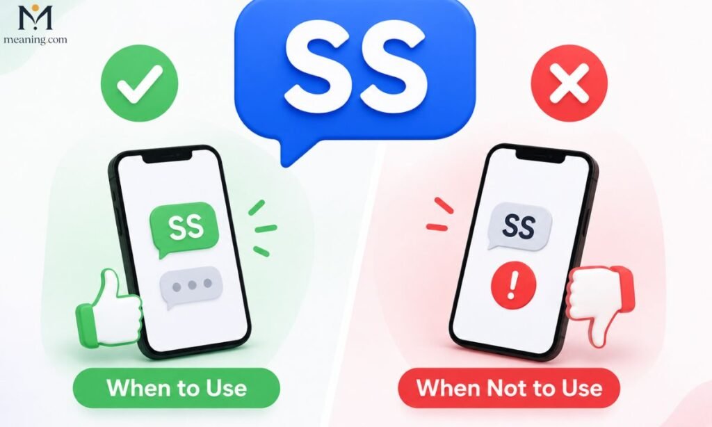 🕓 When to Use and When Not to Use SS (1)
