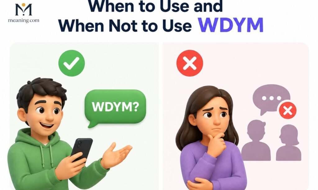 🕓 When to Use and When Not to Use WDYM (1)