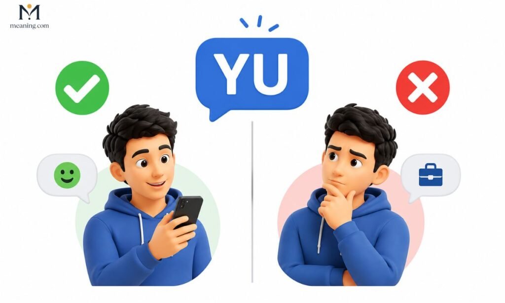 🕓 When to Use and When Not to Use YU