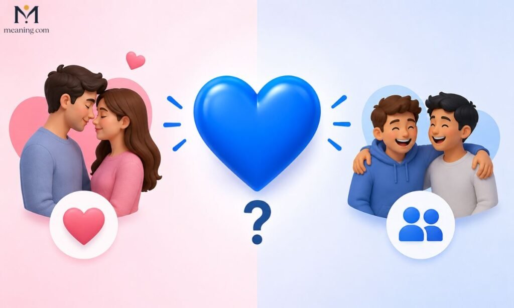 🧠 Is the Blue Heart Romantic or Platonic
