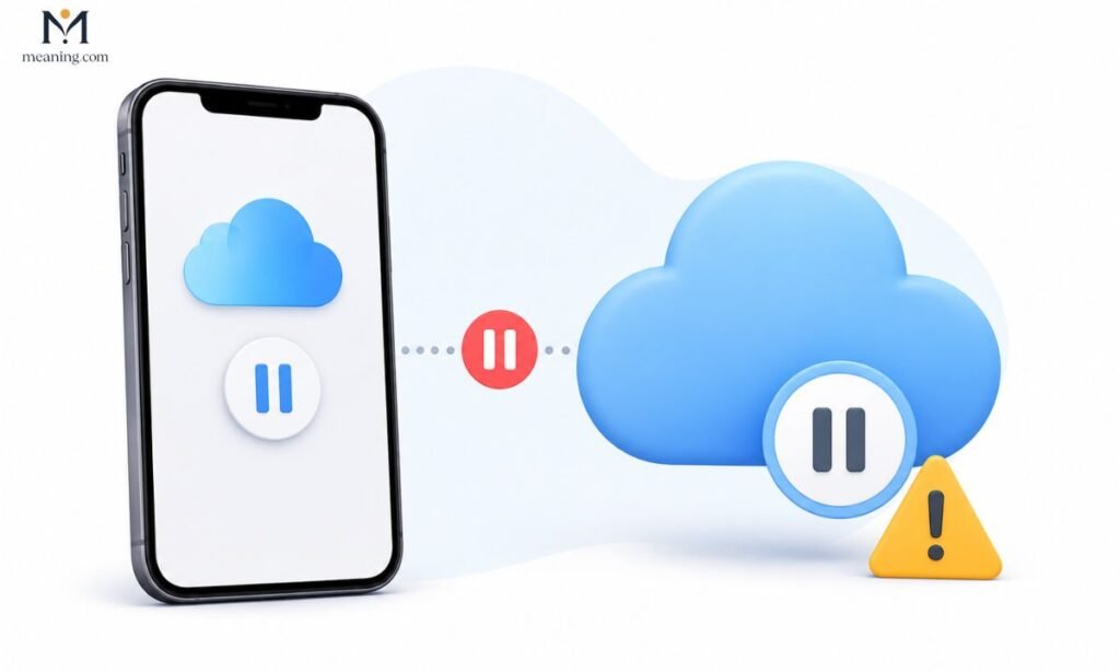 🧠 What Does Syncing with iCloud Paused Actually Mean