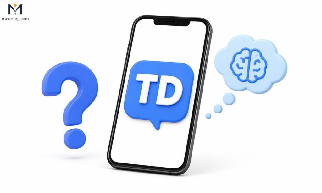 🧠 What Does TD Mean in Text