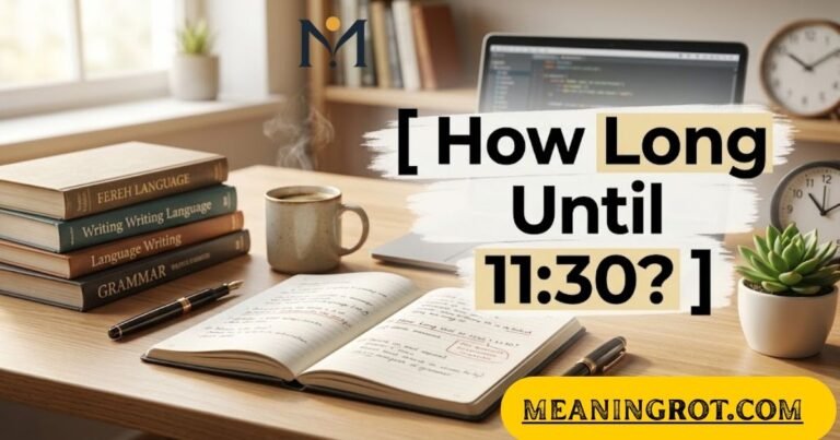 How Long Until 11:30