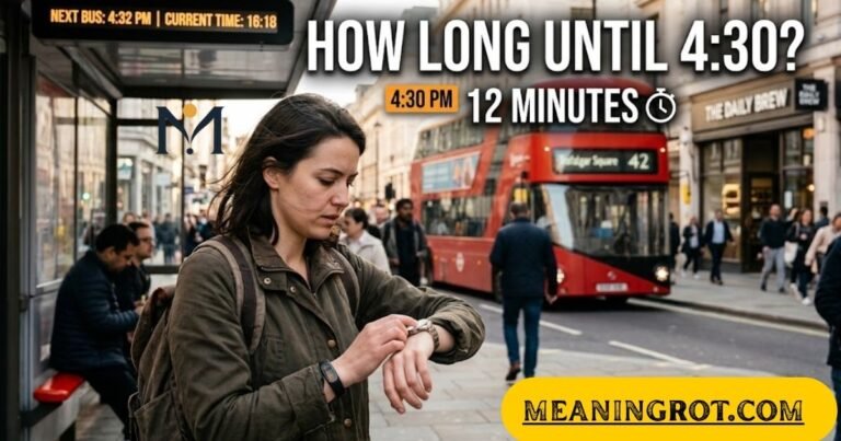 How Long Until 4:30